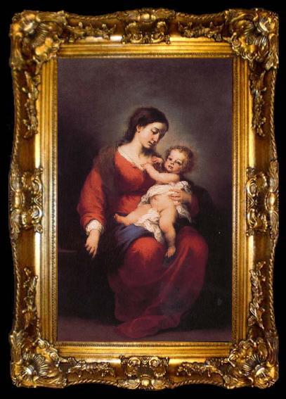 framed  Bartolome Esteban Murillo Virgin and the Son, ta009-2